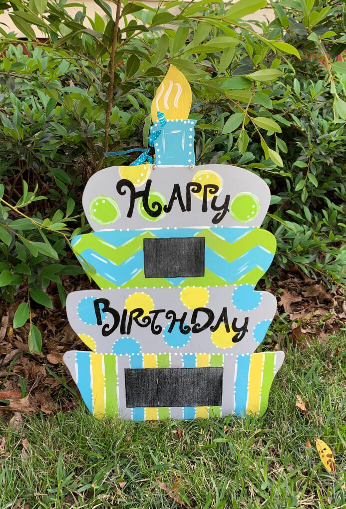 Birthday Door Hanger 26" x 17"